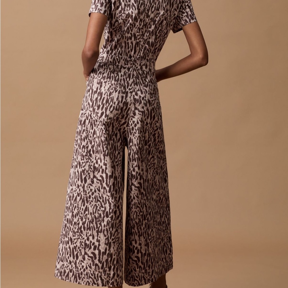 Maeve Stylish Leopard Print Jumpsuit - Picture 4 of 7